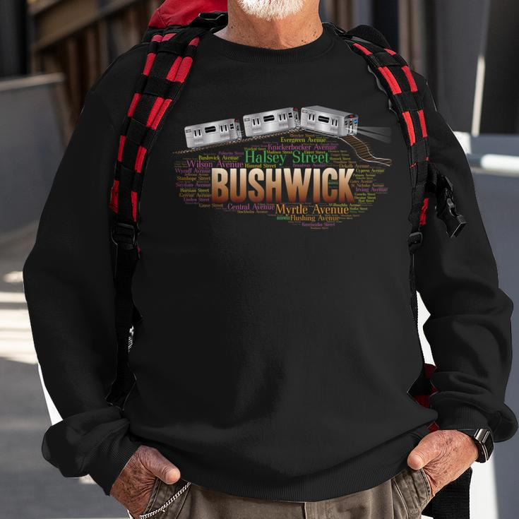 Bushwick Travel Sweatshirt Gifts for Old Men