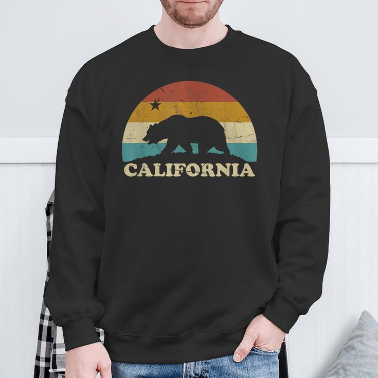 California Retro Vintage Bear Flag 70S Sweatshirt Geschenke für alte Männer