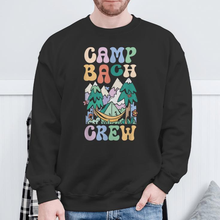 Camping Bridal Party Camp Bachelorette Camp Bach Crew Sweatshirt Gifts for Old Men