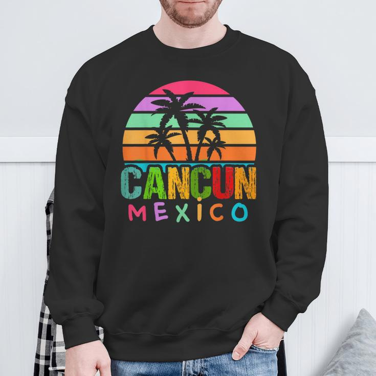Cancun Mexico 2024 Vacation Beach Matching Family Group Sweatshirt Gifts for Old Men