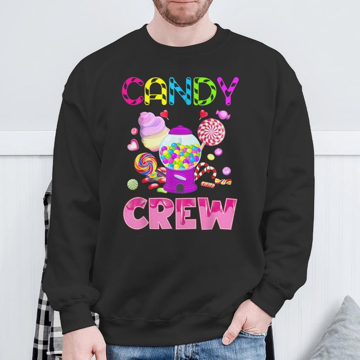 Candy Land Candy Crew Decorations Sweetie Candy Squad Sweatshirt Gifts for Old Men