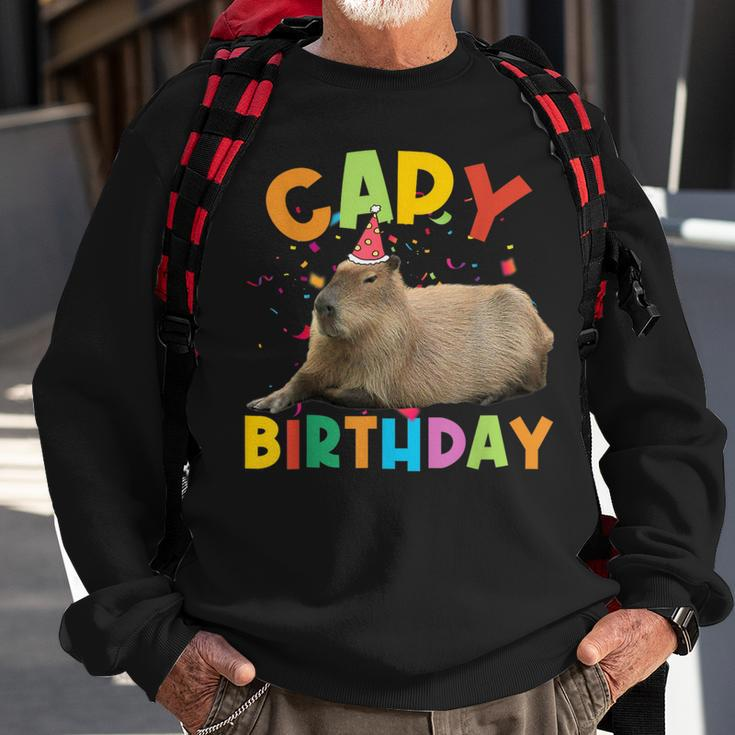 Capy Birthday Capybara Animals Boys Girls Birthday Sweatshirt Gifts for Old Men