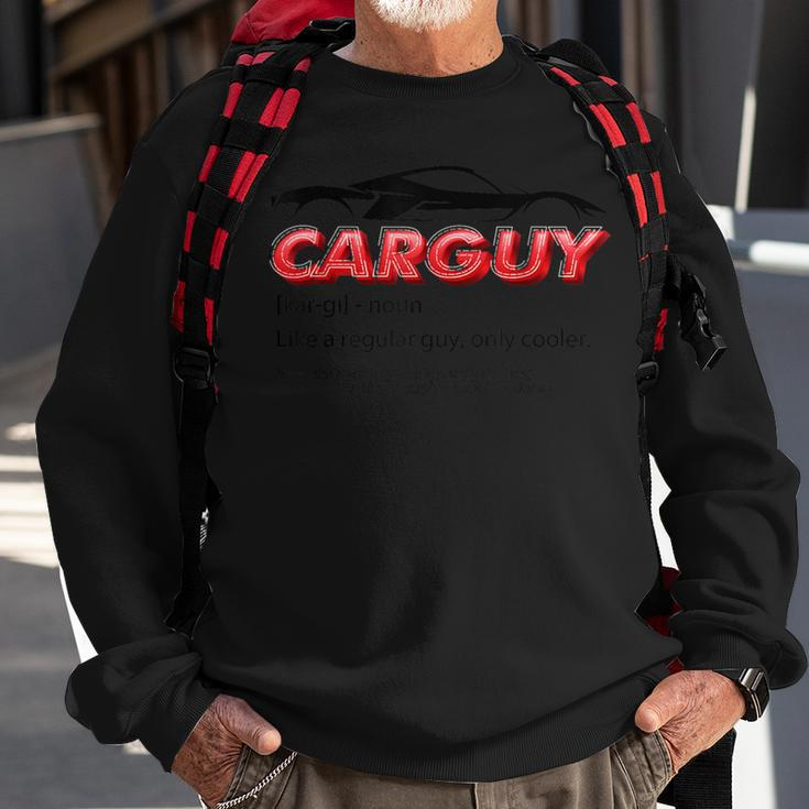 Car Guy Definition Auto Mechanic Car Lover Sweatshirt Gifts for Old Men