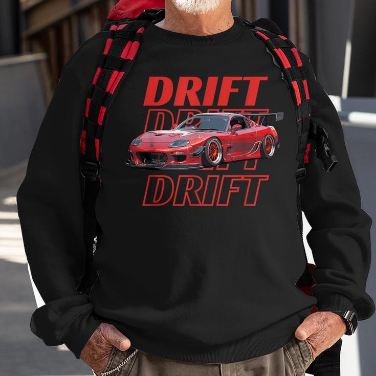 Car Street Drift Rx7 Jdm Streetwear Car Lover Present Sweatshirt Gifts for Old Men