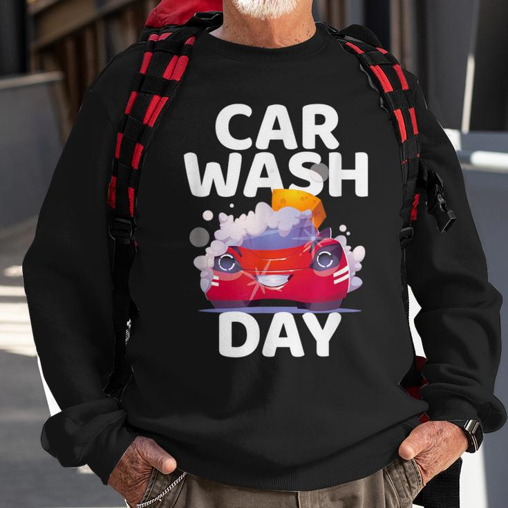 Car Wash Day Car Detailing Carwash Sweatshirt Gifts for Old Men