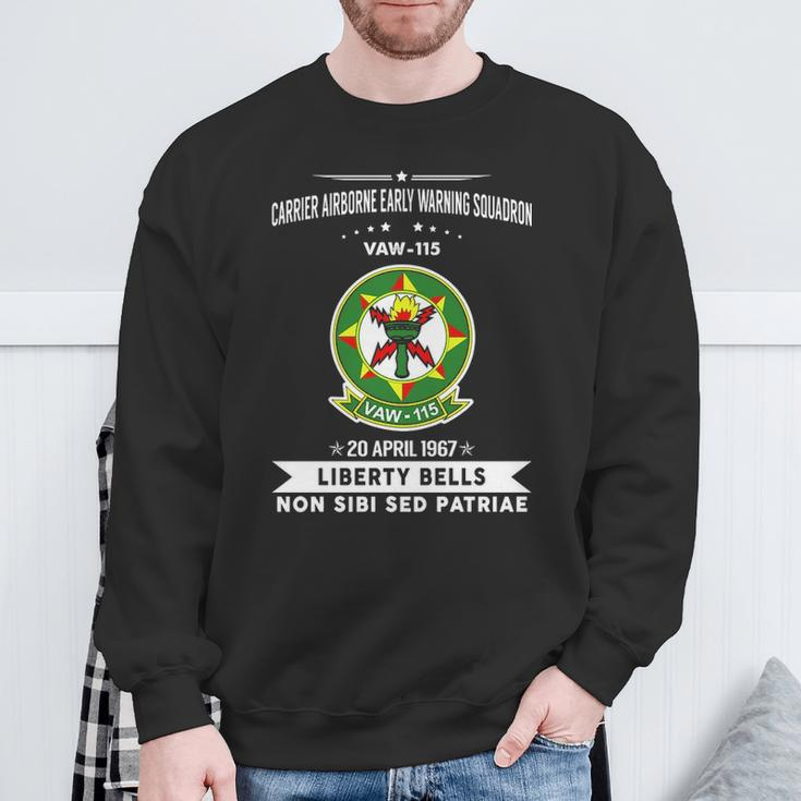Carrier Airborne Early Warning Squadron 115 Vaw 115 Caraewron Sweatshirt Gifts for Old Men