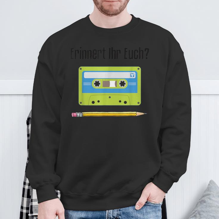 Cassette Pencil Sweatshirt Geschenke für alte Männer