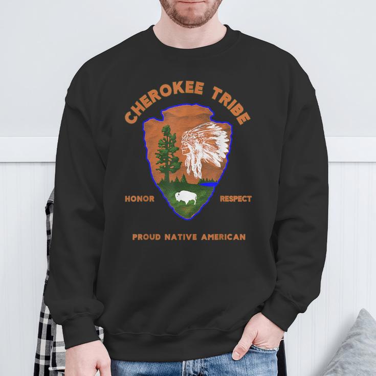 Cherokee Tribe Native American Indian Pride Respect Honor Sweatshirt Gifts for Old Men