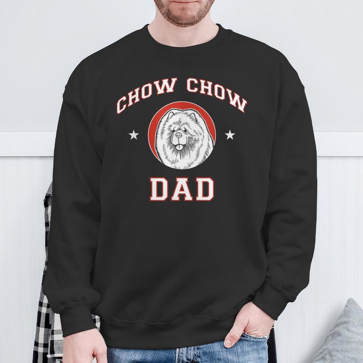 Chow Chow Dad Dog Father Sweatshirt Gifts for Old Men