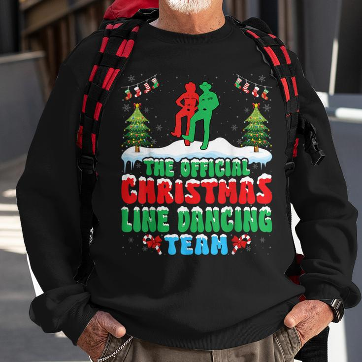 Christmas Line Dancing Dance Team Line Dancer Xmas Sweatshirt Gifts for Old Men