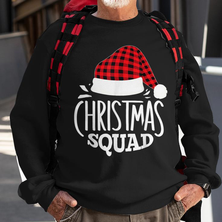 Christmas Squad Family Group Matching Christmas Pajama Party Sweatshirt Gifts for Old Men