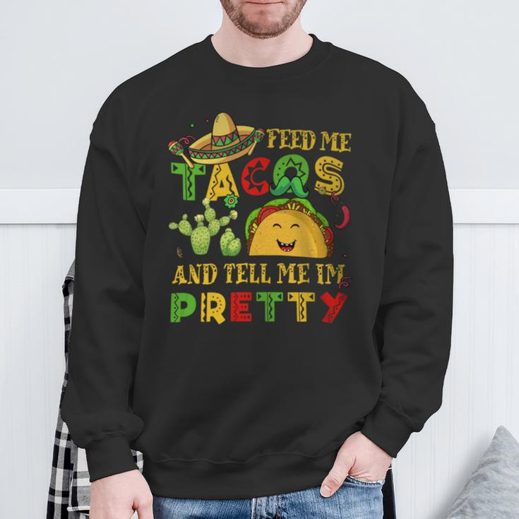 Cinco De Mayo Feed Me Taco Tell Pretty Kid Boy Toddler Sweatshirt Gifts for Old Men