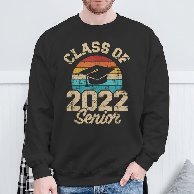 Class Of 2022 Senior Vintage Retro Sweatshirt Gifts for Old Men