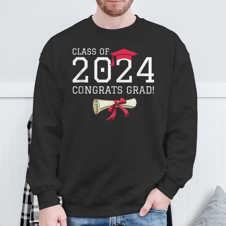 Class Of 2024 Congrats Grad Congratulations Graduate Senior Sweatshirt Gifts for Old Men