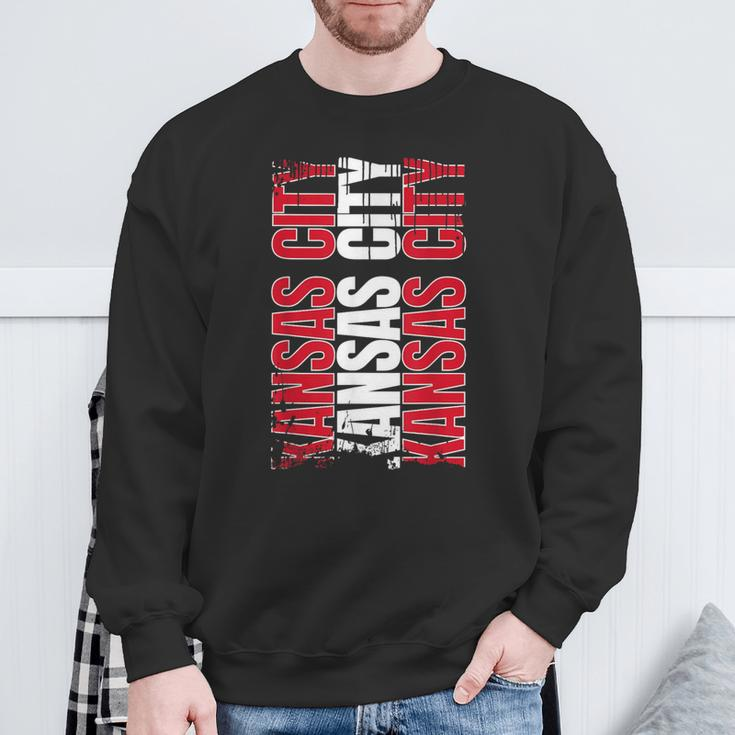 Classic Kansas City Usa City Pride Grunge Kc Sweatshirt Gifts for Old Men