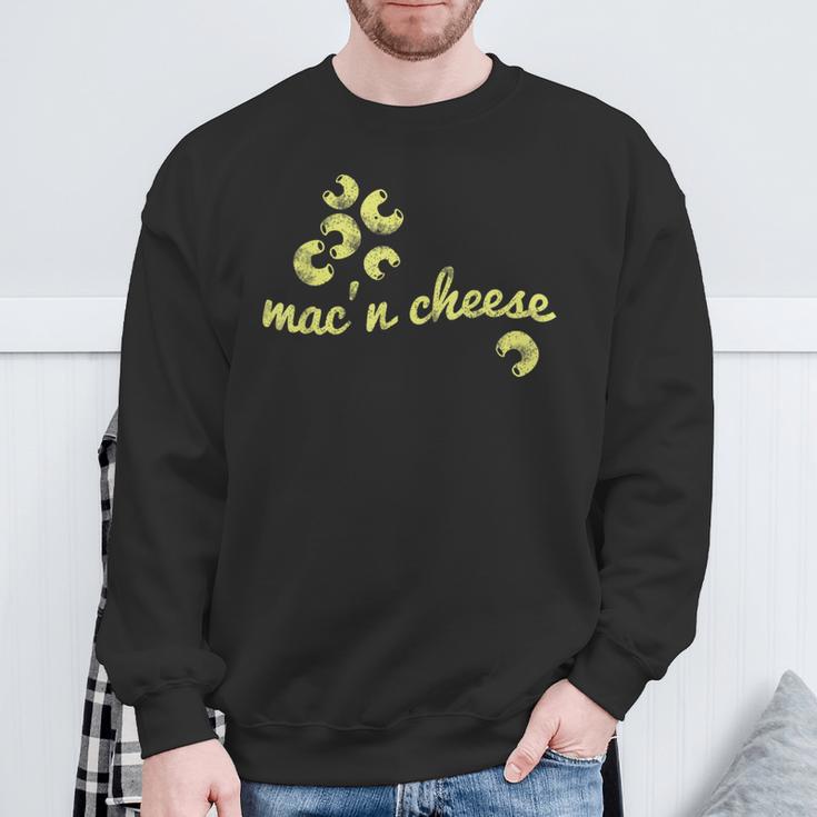 Classic Retro Vintage Mac'n Cheese Fun Chef Humour Sweatshirt Gifts for Old Men