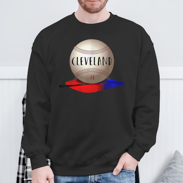 Cleveland Hometown Indian Tribe Baseball 19 Logo Sweatshirt Gifts for Old Men