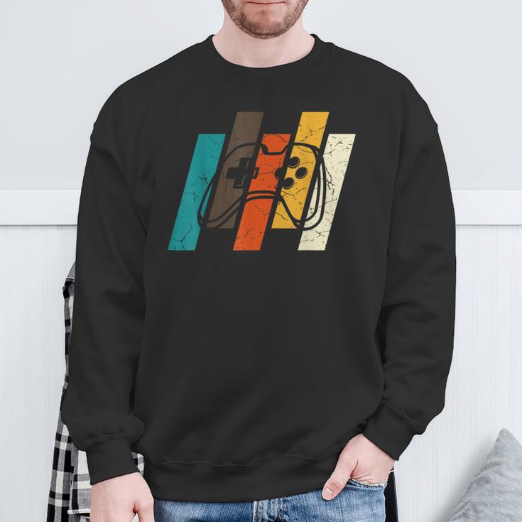 Controller Retro Gamer Sweatshirt Geschenke für alte Männer