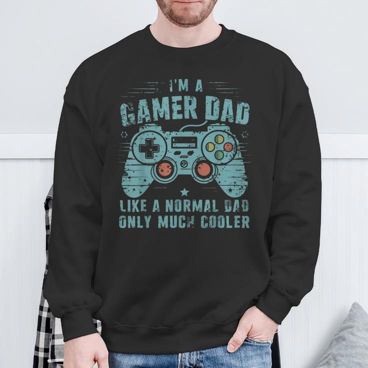 Cool Gamer Dad For Father Gaming Computer Video Gamers Sweatshirt Gifts for Old Men