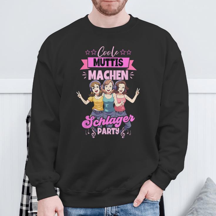 Cool Muttis Machen Schlagerparty Black Sweatshirt Geschenke für alte Männer