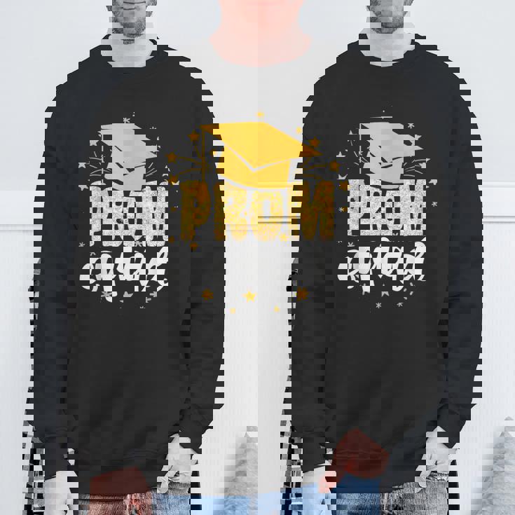 Cool Prom Squad 2024 Prom Graduation Party 2024 Sweatshirt Gifts for Old Men