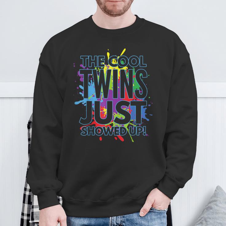 The Cool Twins Just Showed Up Twins Sweatshirt Gifts for Old Men