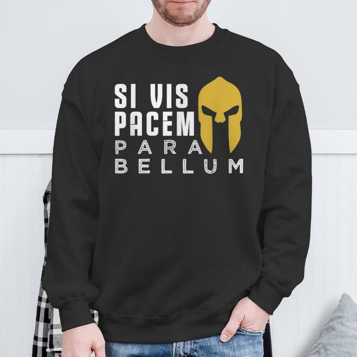 Cooles Si Vis Pacem Para Bellum I Latin Slogan Sweatshirt Geschenke für alte Männer