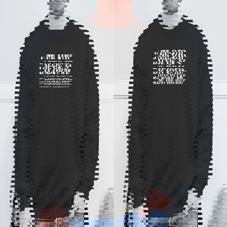 Courir C'est Bon Pour Moi Sweater e Cadeaux pour les vieillards