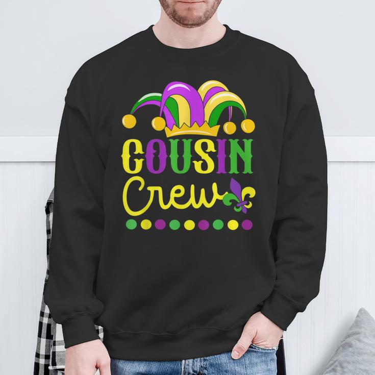Cousin Crew Mardi Gras Family Outfit For Adult Toddler Baby Sweatshirt Gifts for Old Men