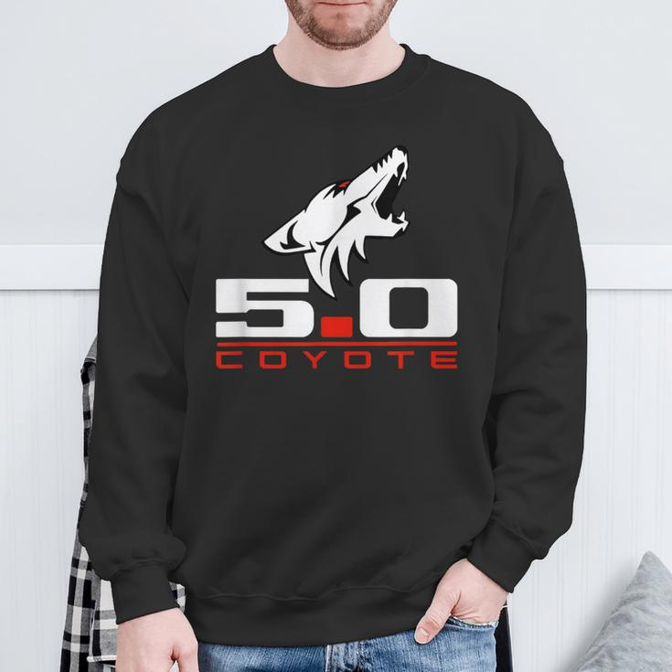 Coyote 50 Race Drag Gt Lx Street Rod Hot Rod Sweatshirt Gifts for Old Men