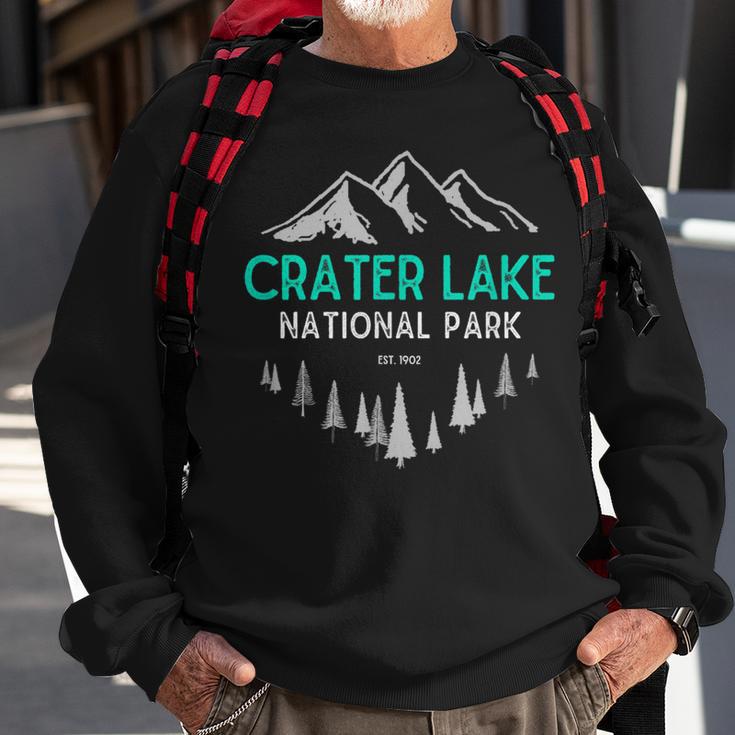 Crater Lake Vintage National Park Est 1902 Sweatshirt Gifts for Old Men