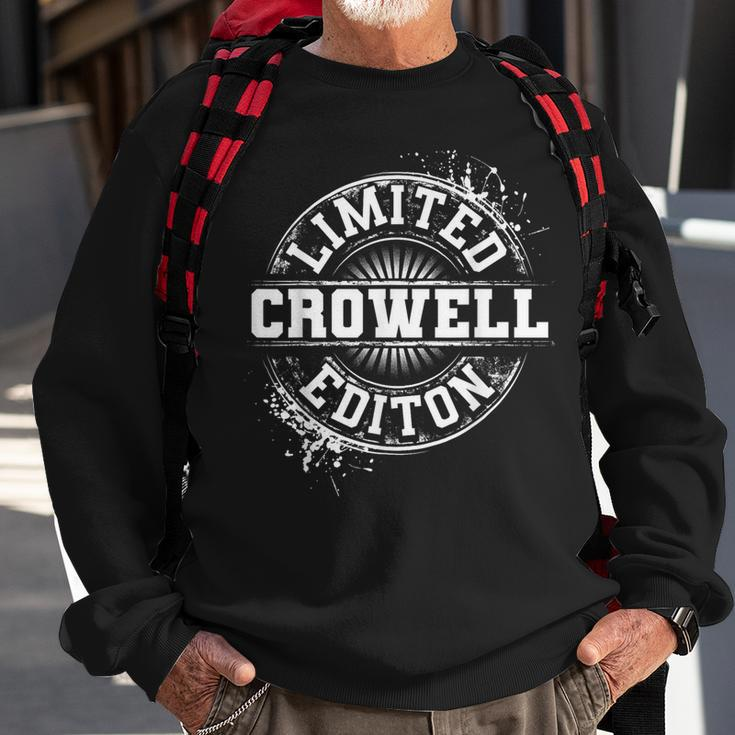 Crowell Surname Family Tree Birthday Reunion Idea Sweatshirt Gifts for Old Men