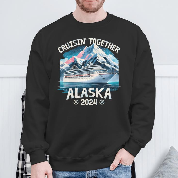 Cruisin Together Alaska 2024 Family Friend Alaska Cruise Sweatshirt Gifts for Old Men