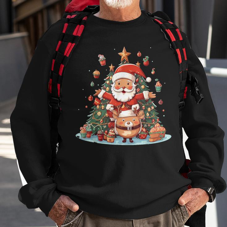 Cute Christmas Christmas Cute Christmas Tree Lights Xmas Sweatshirt Gifts for Old Men
