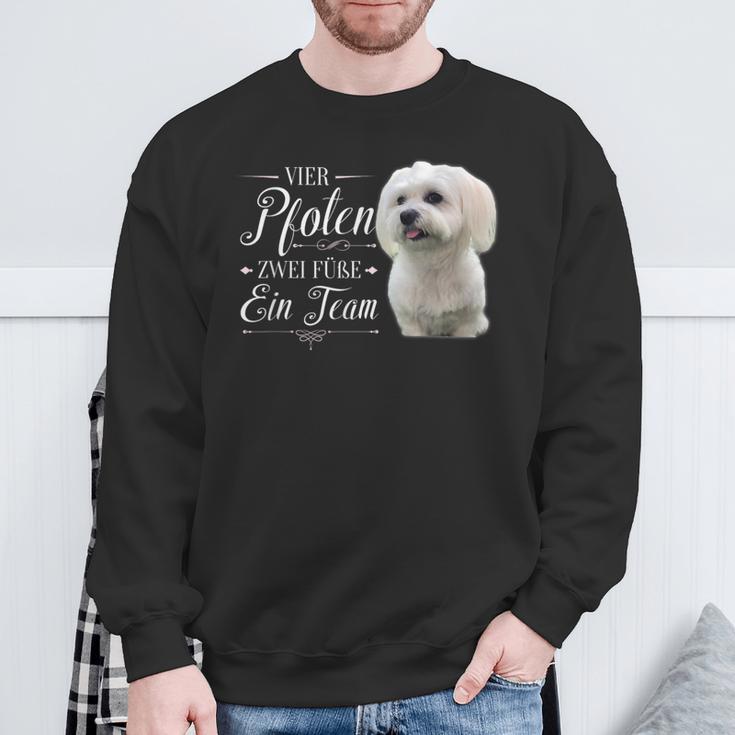 Cute Maltese Dog Graphic Sweatshirt Geschenke für alte Männer