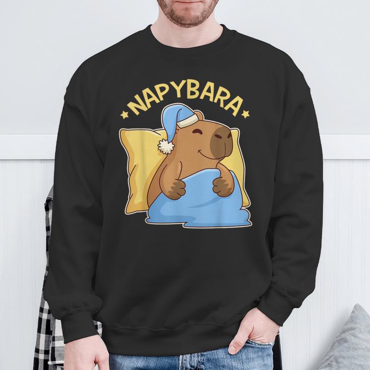 Cute Nap Capybara Pyjamas Nappybara Sweatshirt Geschenke für alte Männer