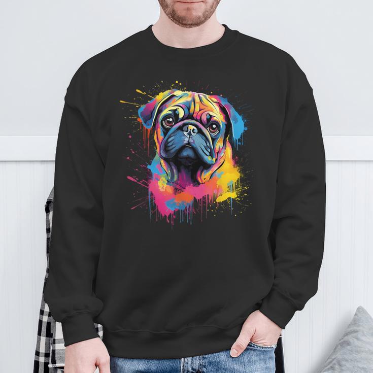 Cute Pug Sweatshirt Geschenke für alte Männer