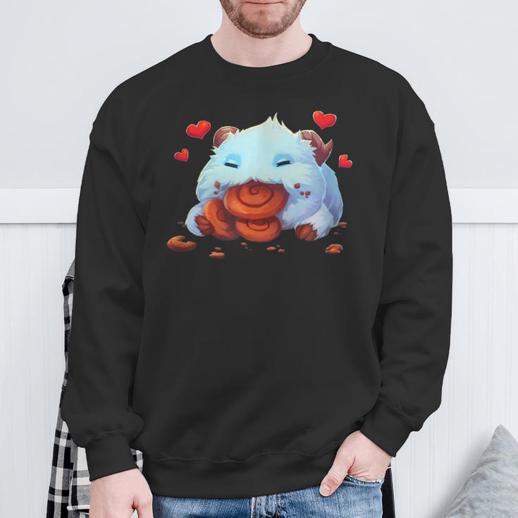 Cute Tongue League Poro Essen Sweatshirt Geschenke für alte Männer