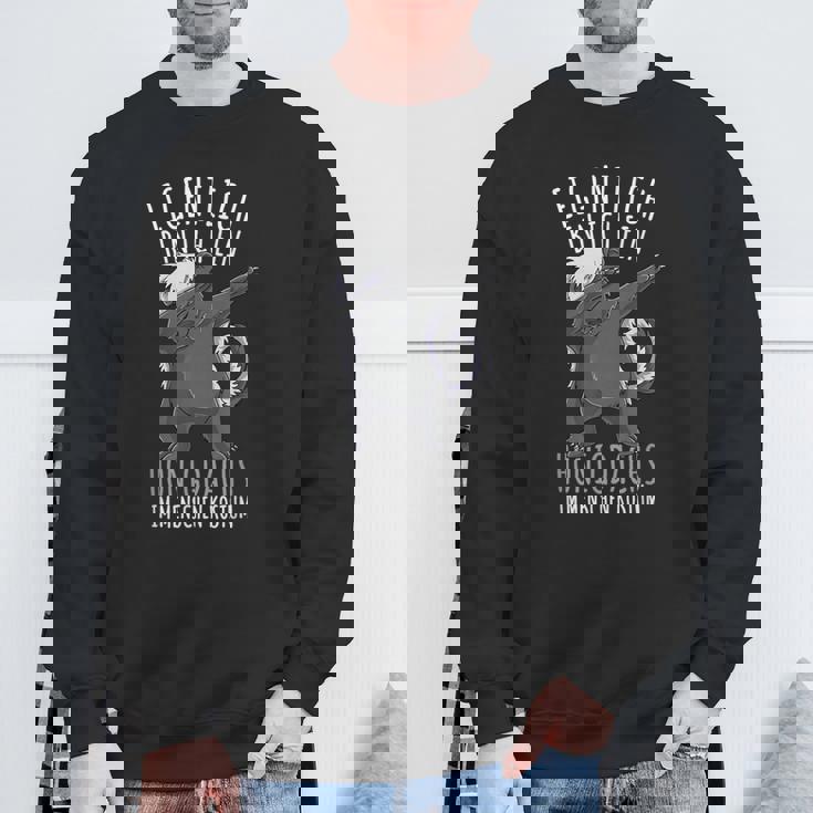 Dabbing Honigdachs Kostüm Mädchen Honigdachs Sweatshirt Geschenke für alte Männer