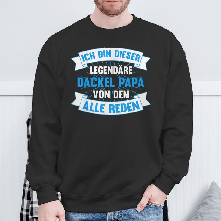 Dachshund Dad Dachshund Papa Teckel Sweatshirt Geschenke für alte Männer