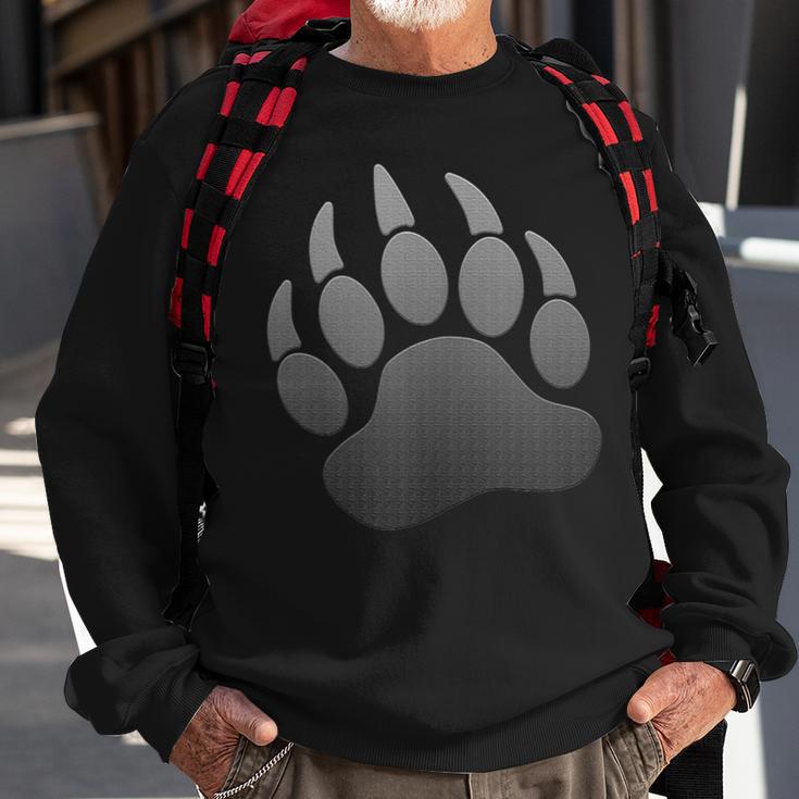 Daddy Bear Cub Paw Print Lgbt Sweatshirt Gifts for Old Men