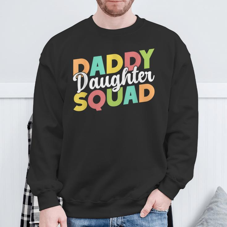Daddy Daughter Squad Dad Daughters Matching Father Daughter Sweatshirt Gifts for Old Men