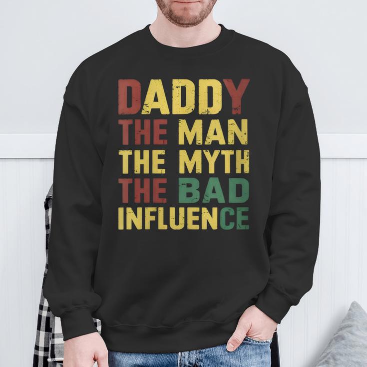 Damen Papa Amatertag 2024Intage 90Er Jahre Stil Bekleidung Mit-Ausschnitt Sweatshirt Geschenke für alte Männer