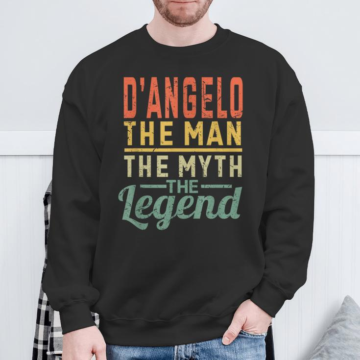 D'angelo The Man The Myth The Legend Name D'angelo Sweatshirt Gifts for Old Men