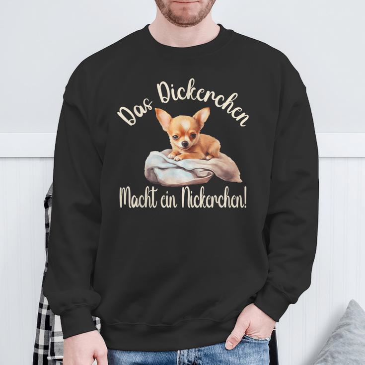 Das Dickerchen Macht Ein Nickerchen Macht Ein Nickerchen Sweatshirt Geschenke für alte Männer