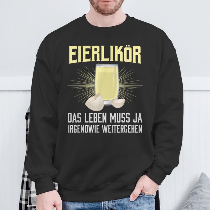 Das Leben Muss Ja Irgendwie Weitergehen Sweatshirt Geschenke für alte Männer