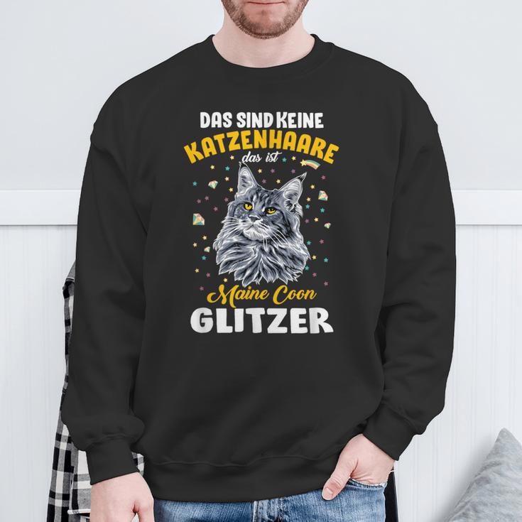 Das Sind Keine Katzenhaare Cat Lovers Cat Main Coon Sweatshirt Geschenke für alte Männer