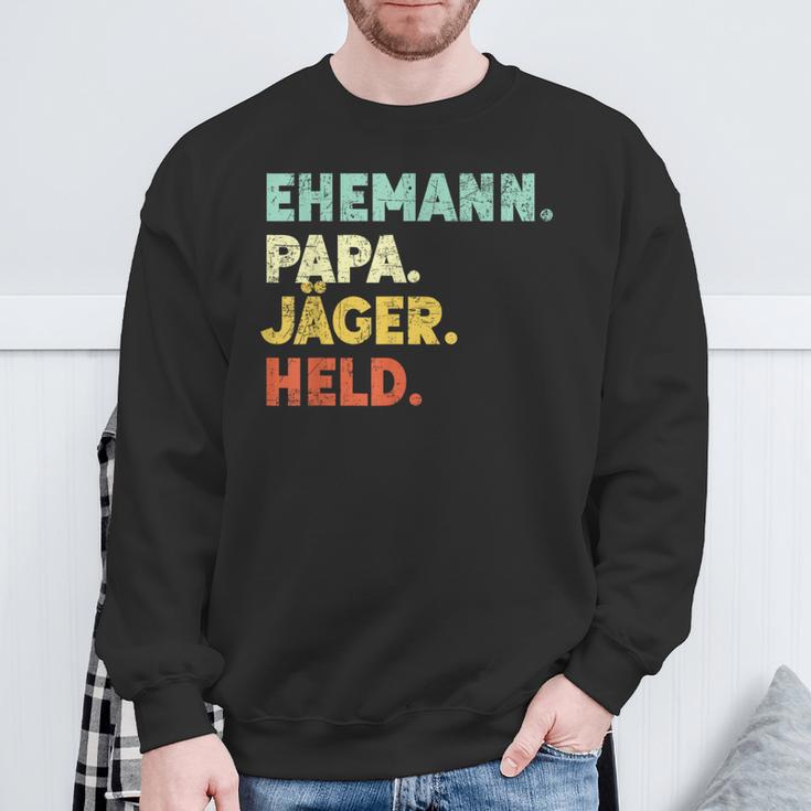 Day 'Husband Papa Jäger Held' Sweatshirt Geschenke für alte Männer