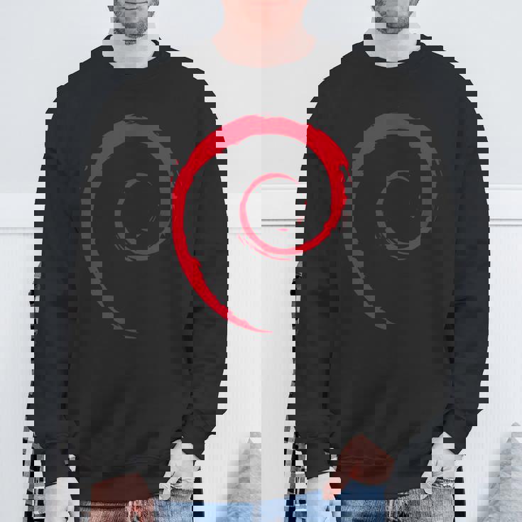 Debian Spiral Logo Os Open Source Pour Les Amoureux De Linux Sweater e Cadeaux pour les vieillards