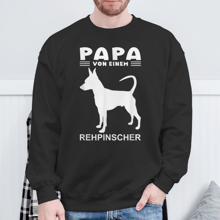 Deer Pinscher Papa Motif Dog Sweatshirt Geschenke für alte Männer